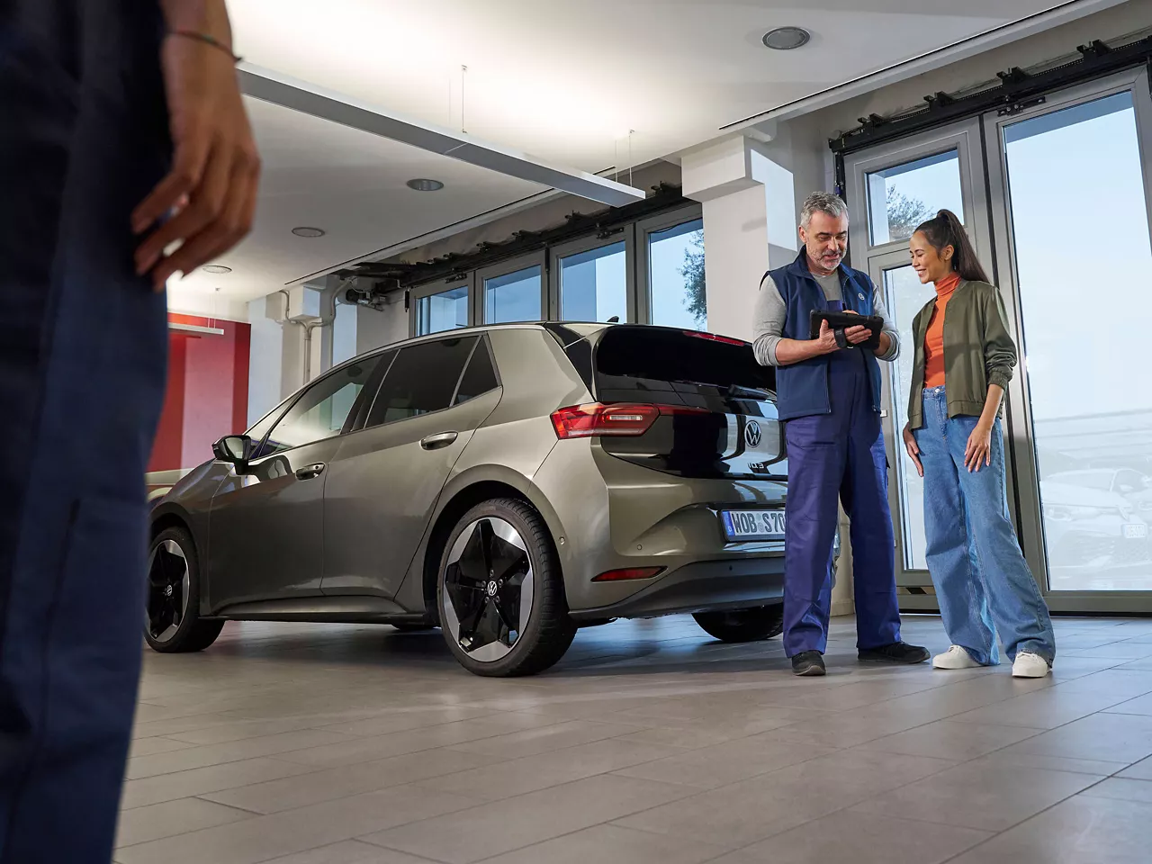 A Volkswagen inspection