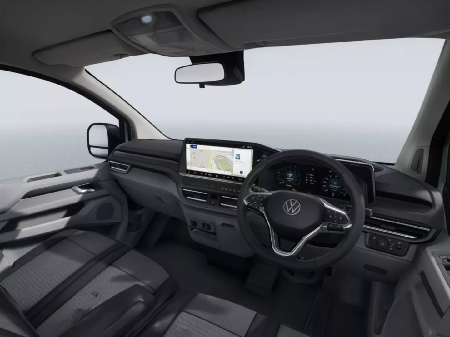 Display in VW Crafter with voice assistant.