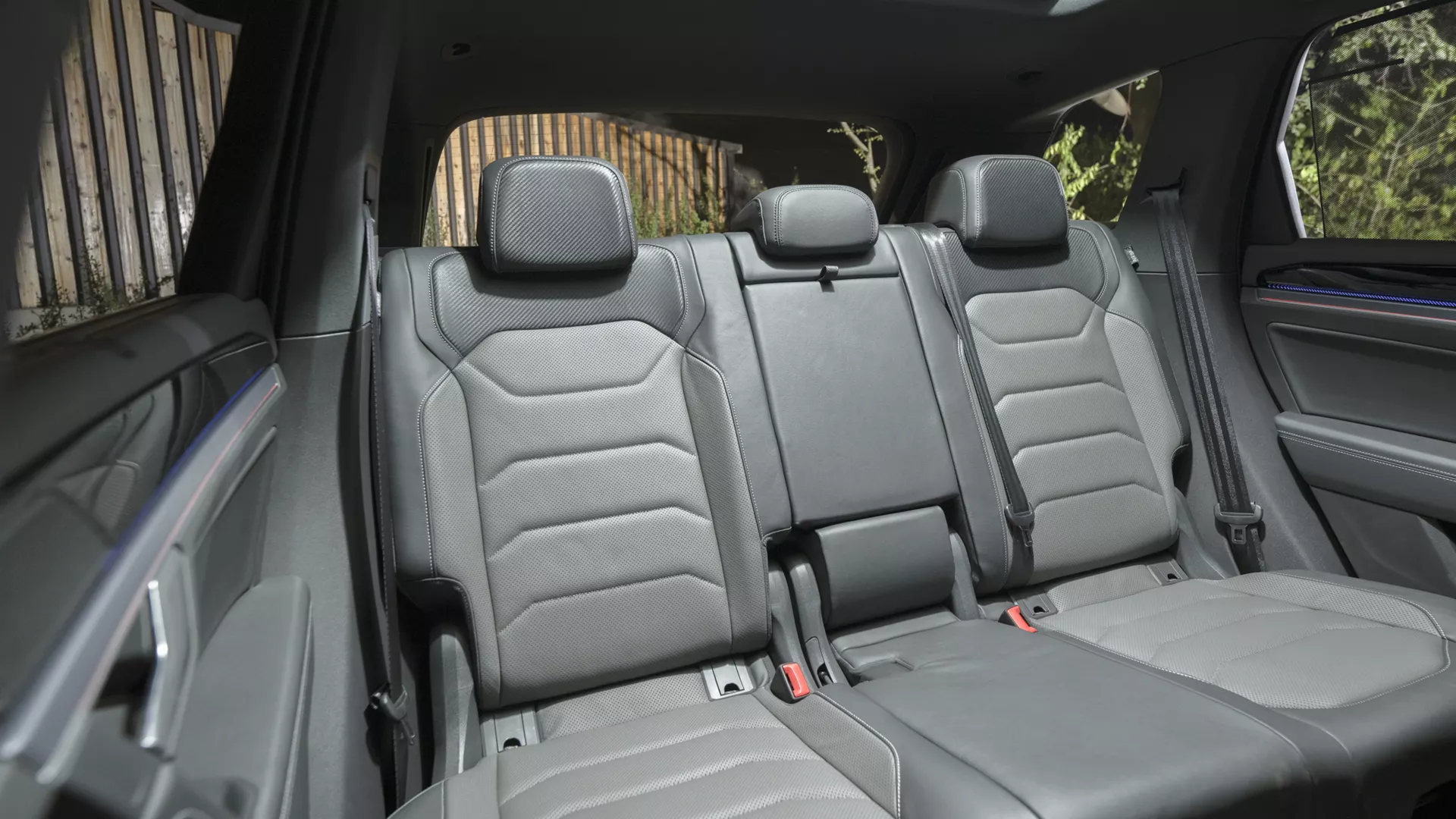Detailed view of the massage seats in the VW Touareg Elegance.